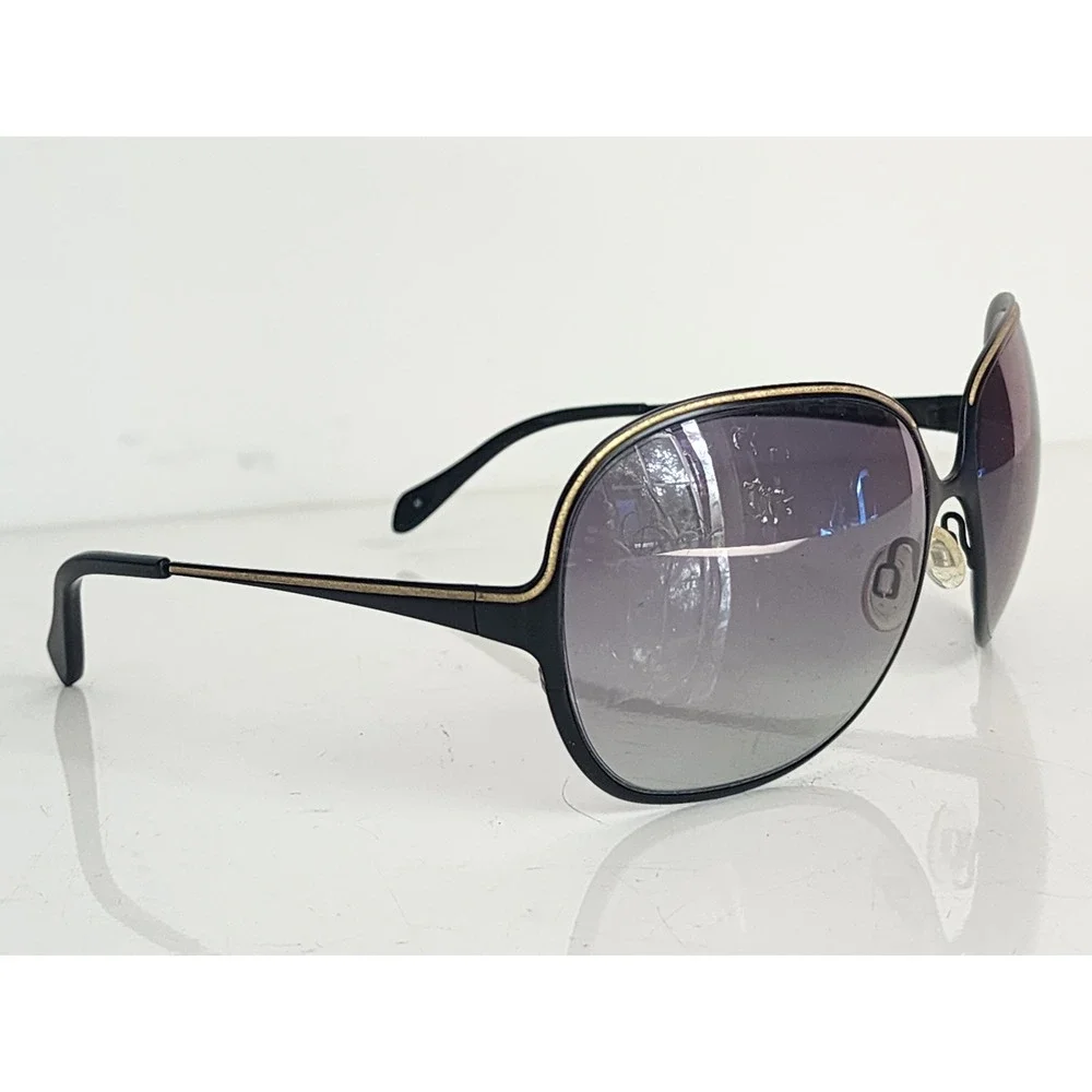 Oliver Peoples Vianca Sunglasses Matte Black Gold Butterfly 61 17 125 MBK/G